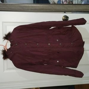 Aeropostale Maroon parka jacket